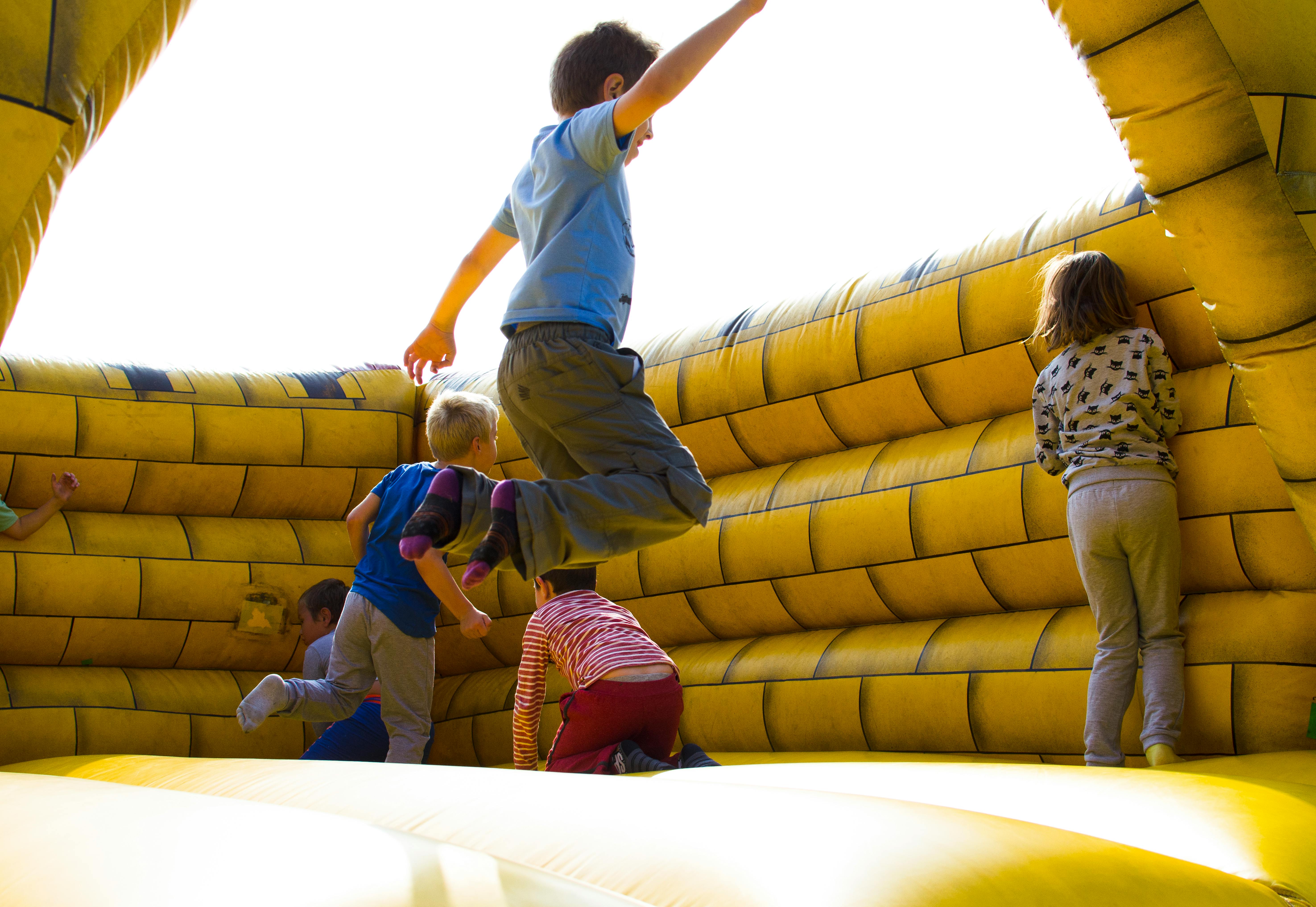 Children playing together in a safe, caring environment